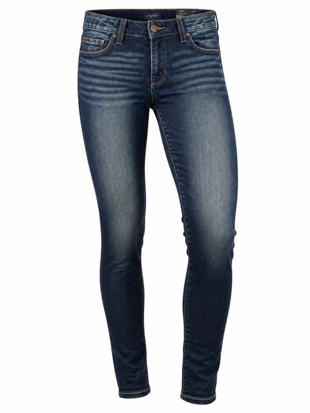 Daytrip NWT Virgo Skinny Jeans 26L Dark Washed Distressed Stretch Denim